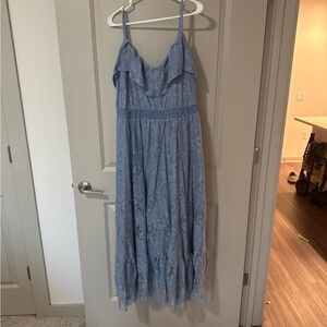 Torrid Light Blue Lace Dress